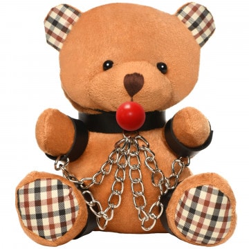 adult novely - teddy bear with ball gag